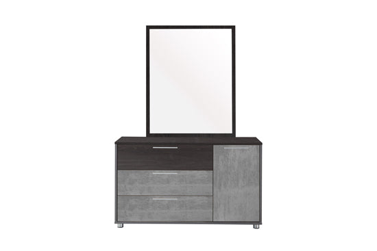 Simple City Dresser with Mirror