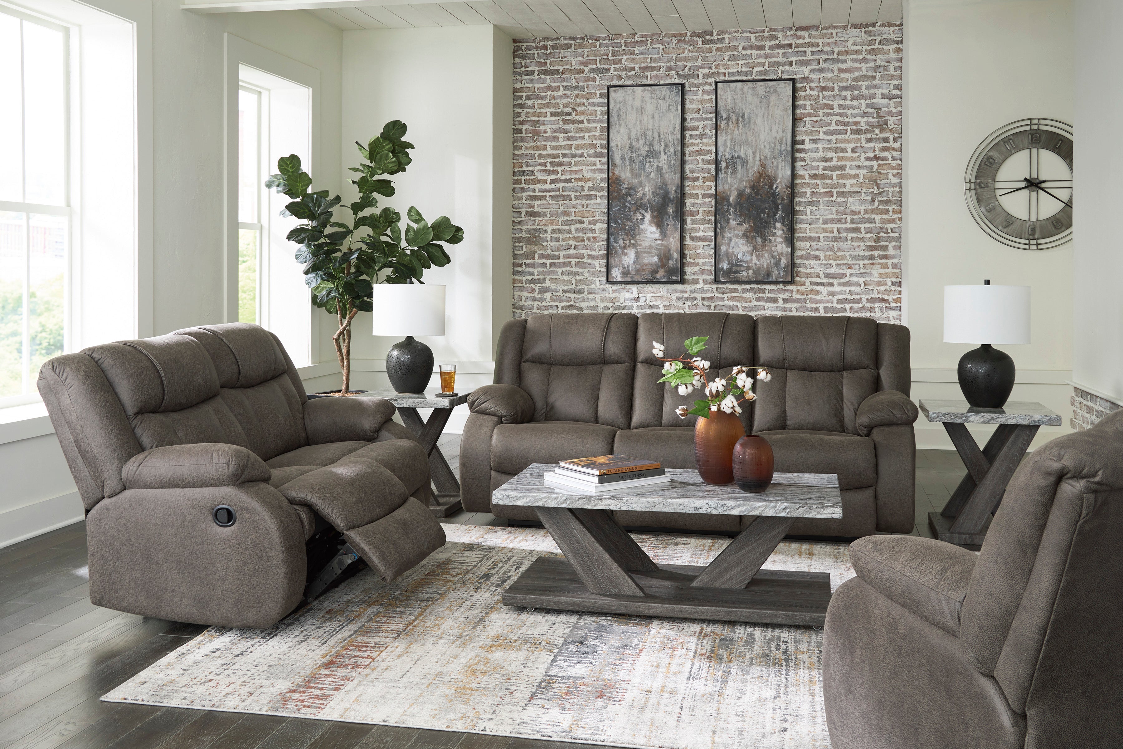 First base Reclining Loveseat