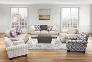 Splicers Sofa Set (3+2+1)+ Ottoman + 2 Accent chairs