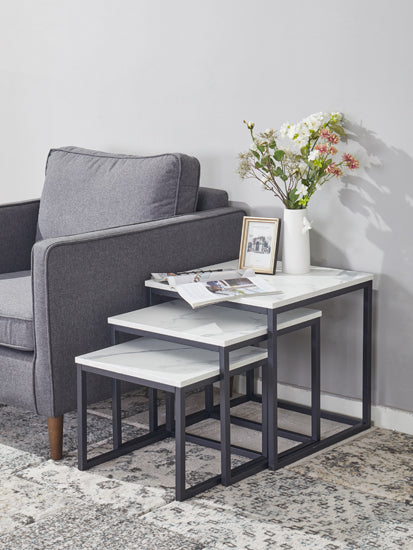 Beige  Nesting Table