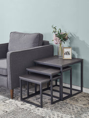 Siyah  Nesting Table