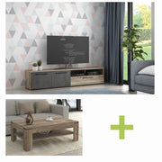 Telida Coffee Table + Telida TV Stand