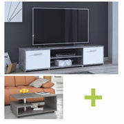 Villazone Coffee Table + Villazone TV Stand