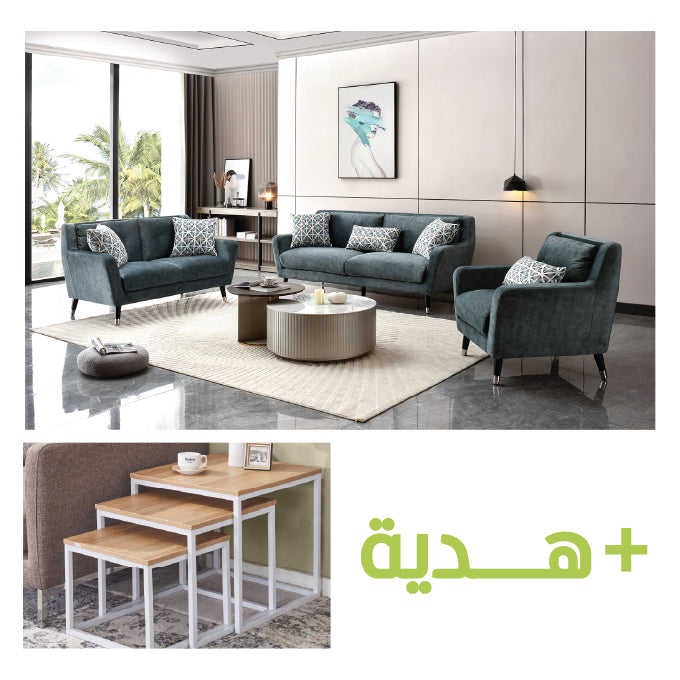 Cedar Nest Sofa Set (3+2+1) + Gift