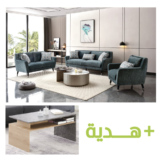 Cedar Nest Sofa Set (3+2+1) + Gift