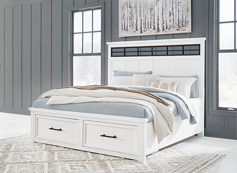 Ashbryn King bed with Storage