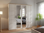 Bohol 4 Door Wardrobe With Mirror