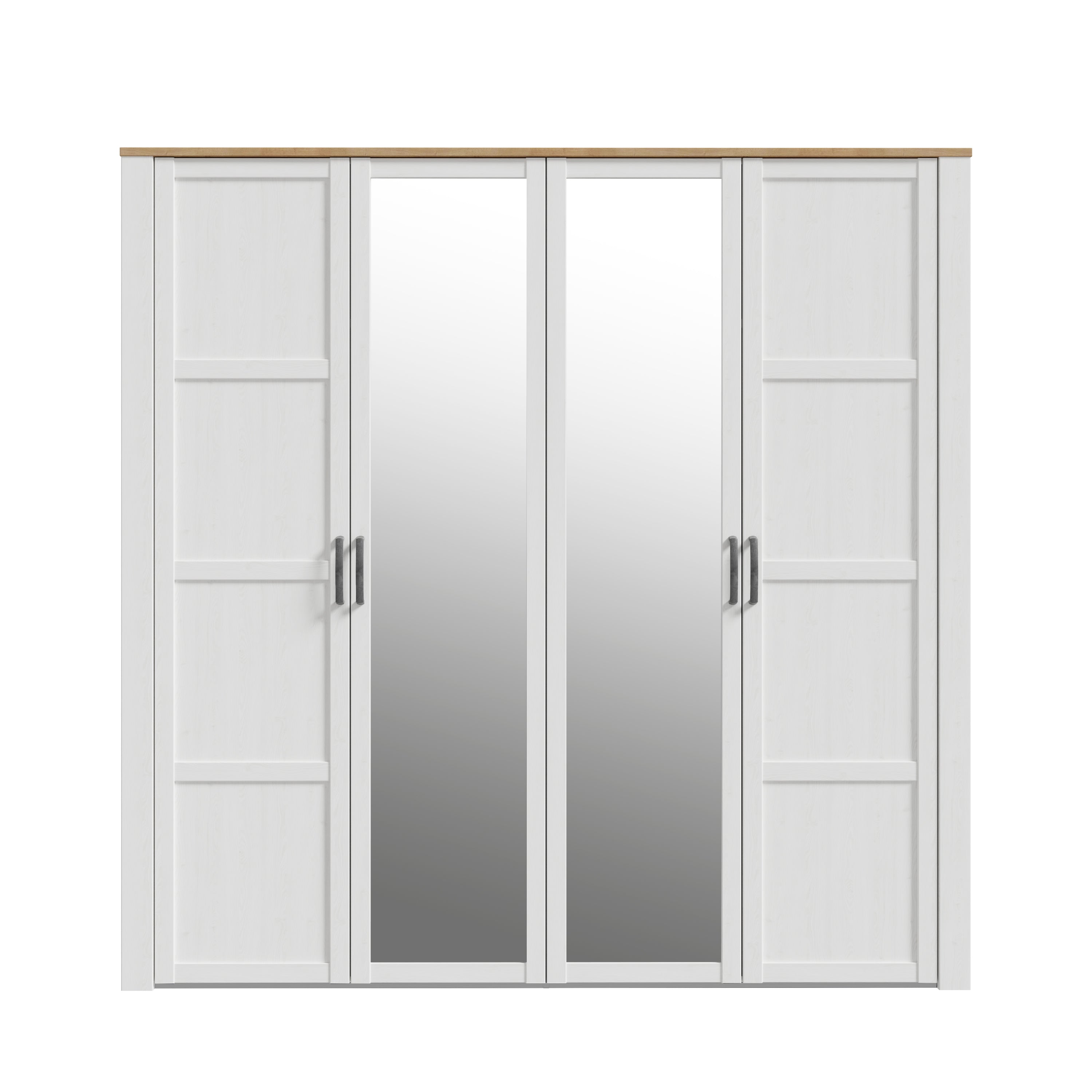 Bohol 4 Door Wardrobe With Mirror