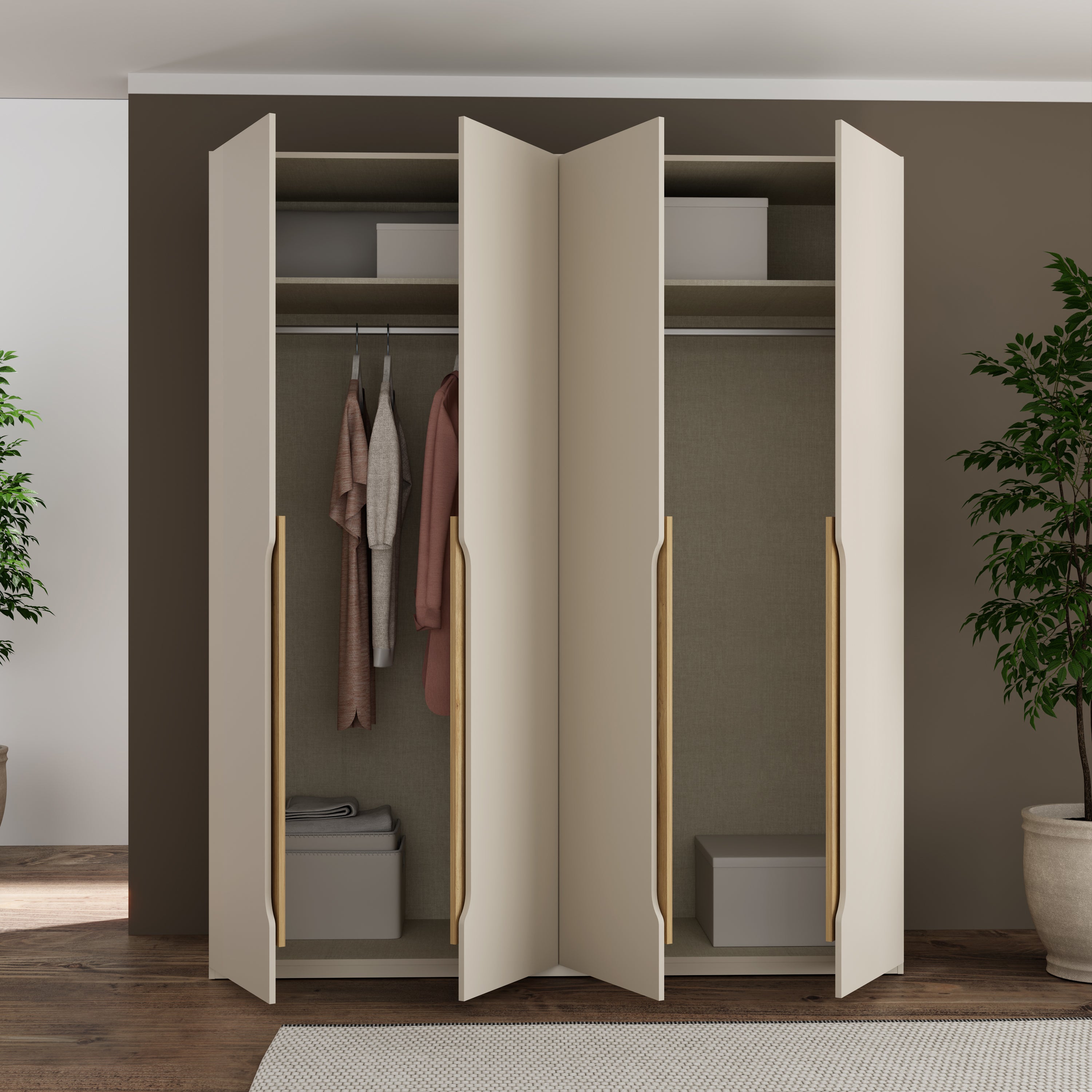 Edwal 4 Door Wardrobe