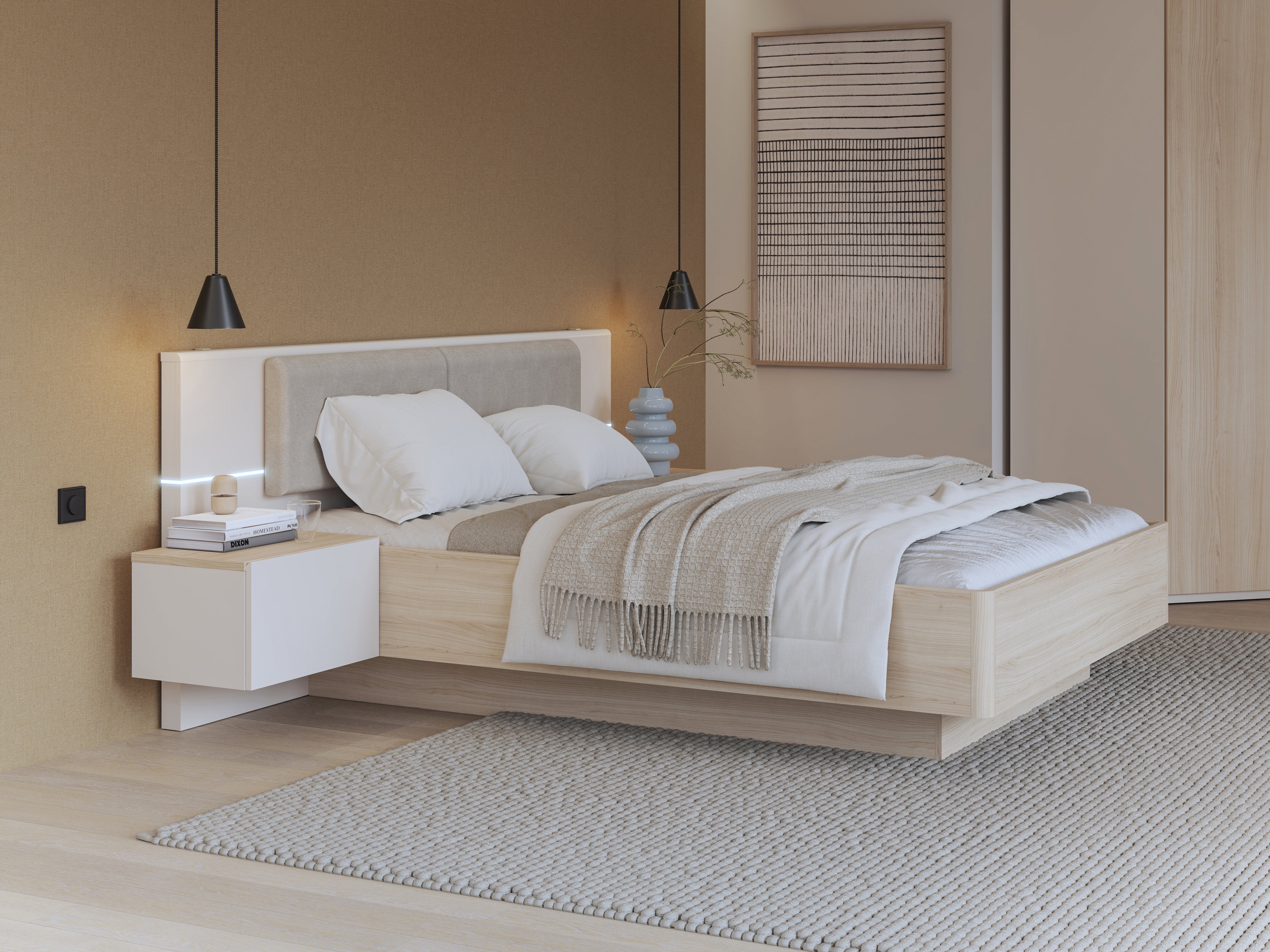 Panoptik Bedframe+Bedsides