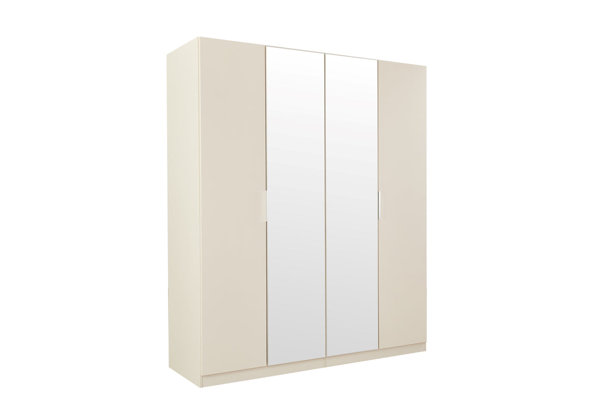 Verona 4 Door Mirrored Wardrobe