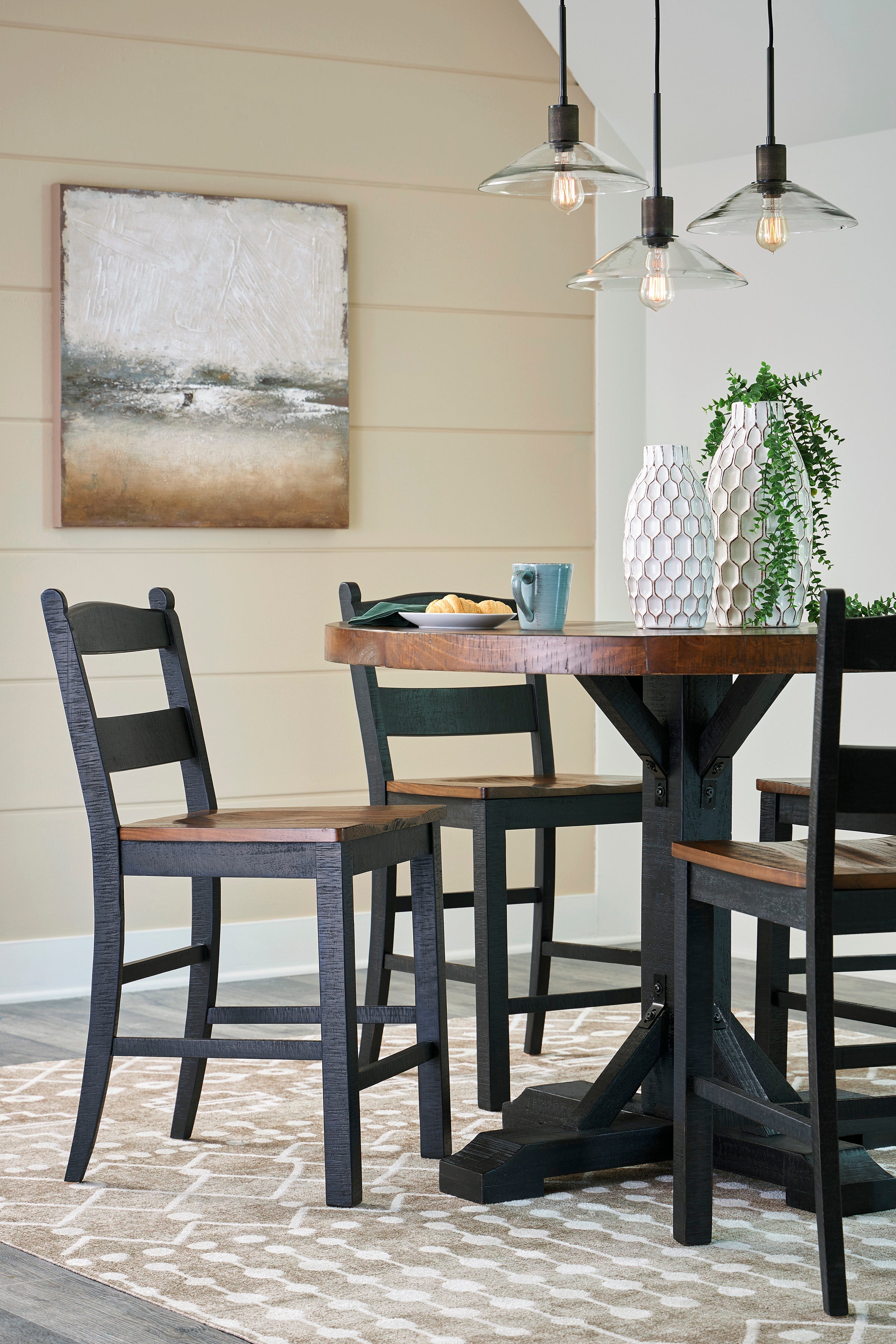 Valebeck Counter Table Set