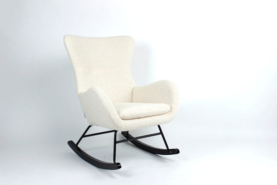 Ivory Cloud Rocking Chair – Beige Soft Comfort – simplecityksa