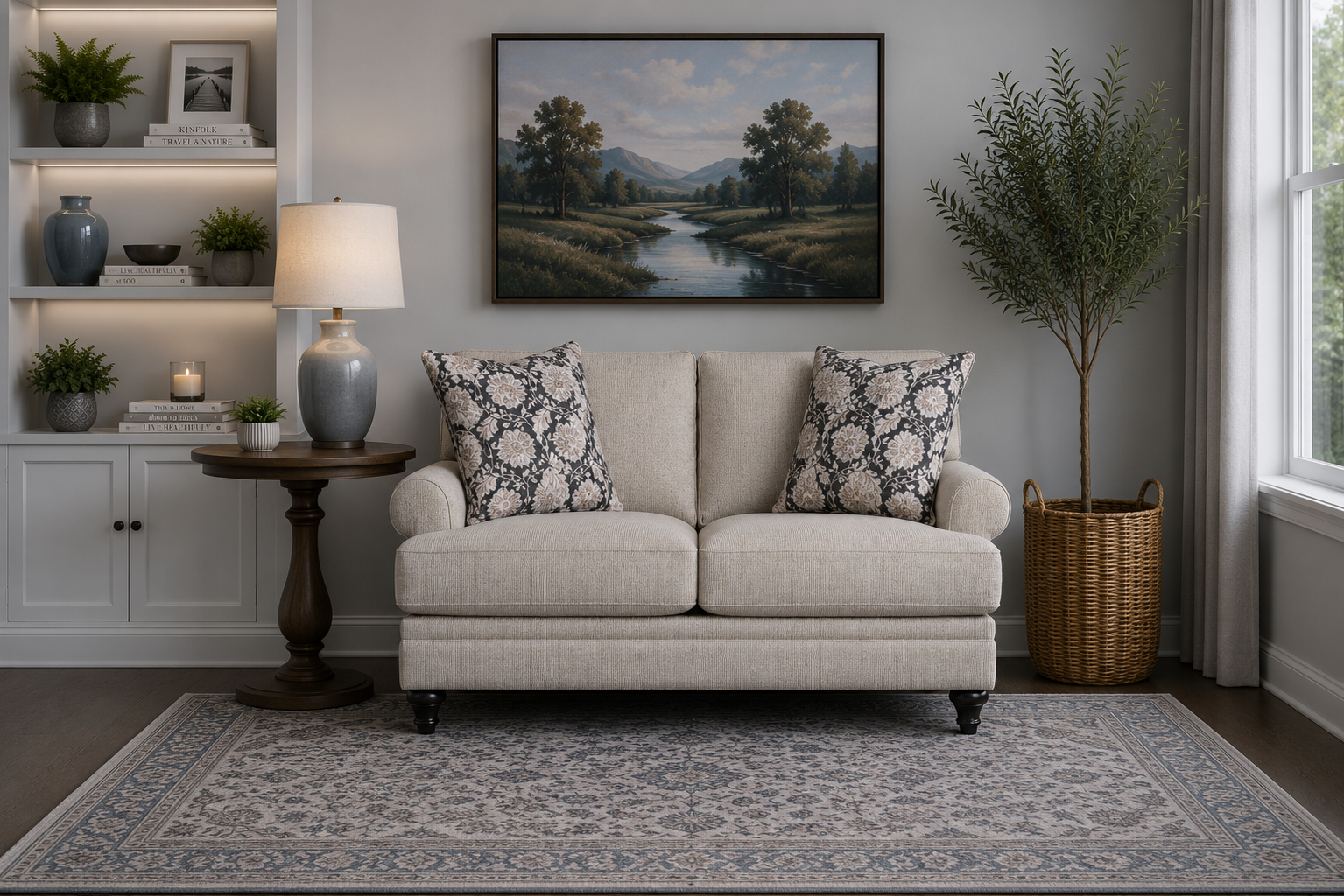 Splicers Sofa (3+2+1) + Accent Chair