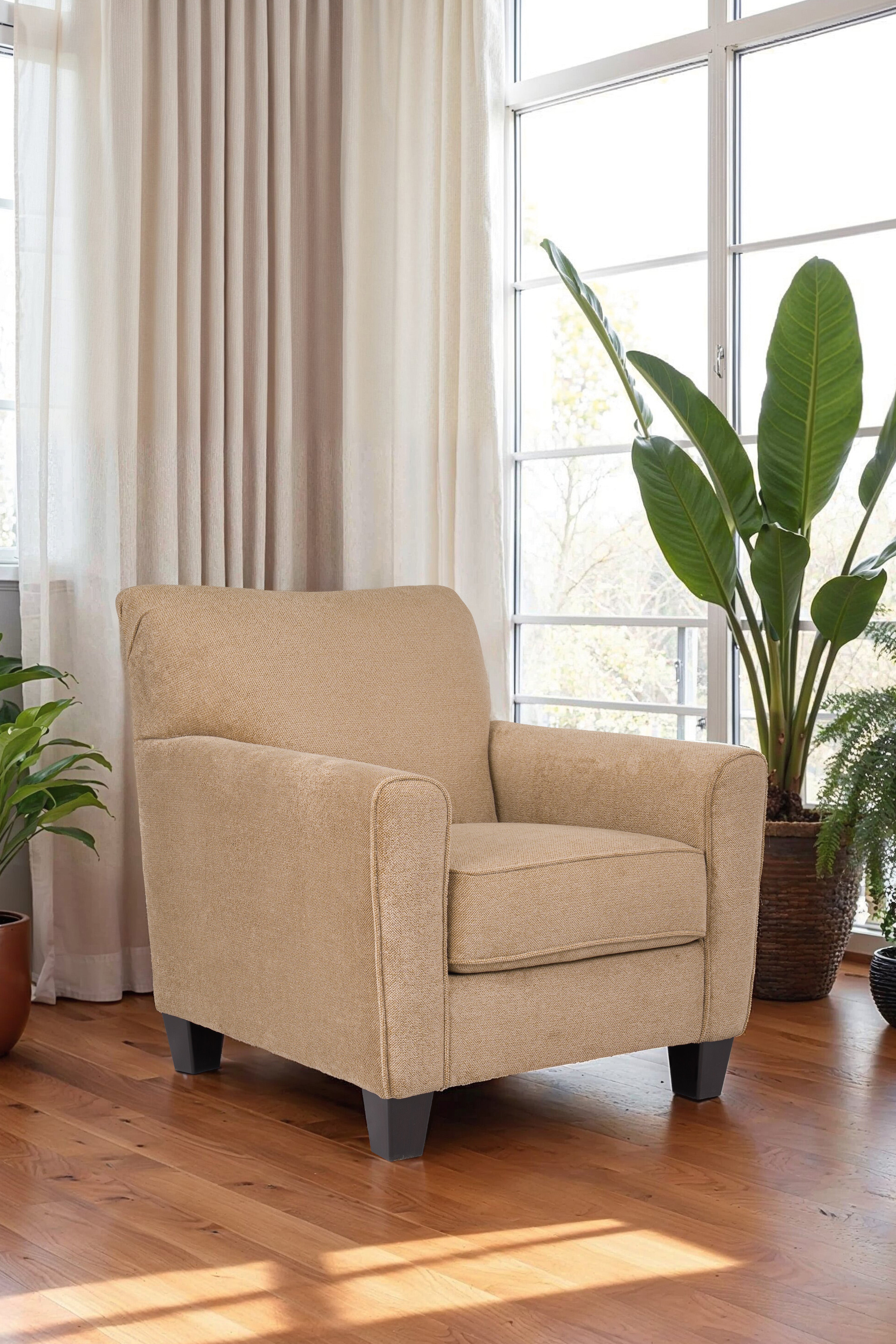 Auralith Sofa set (3+2+1) + Ottoman + Accent Chair