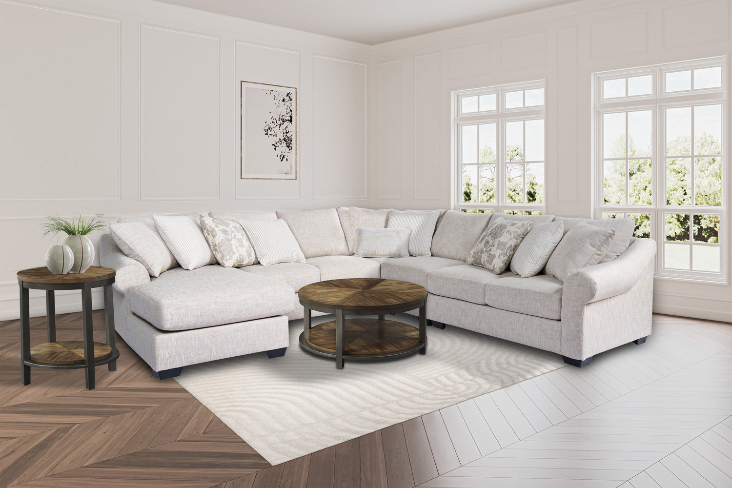 Opaline 5-piece Sectional Sofa Set