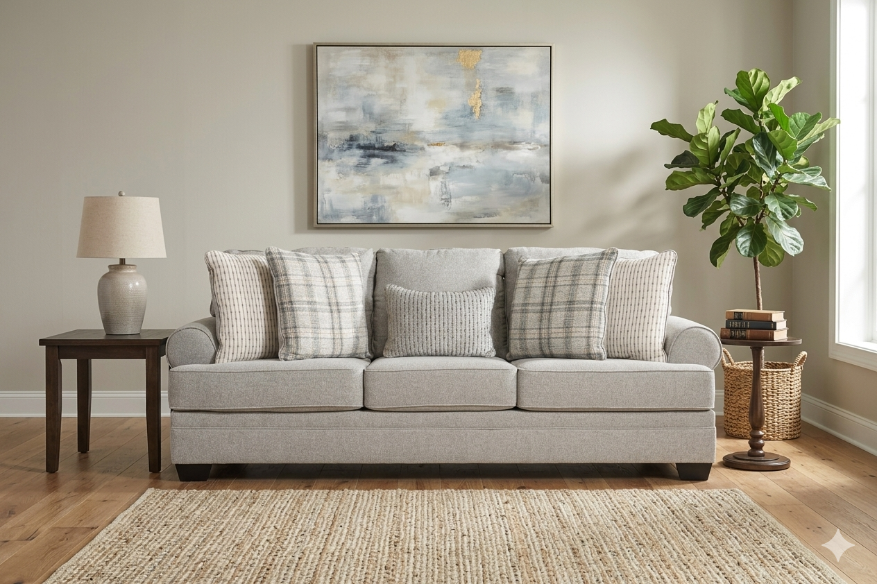 Marigold Sofa (3+2+1) + Ottoman