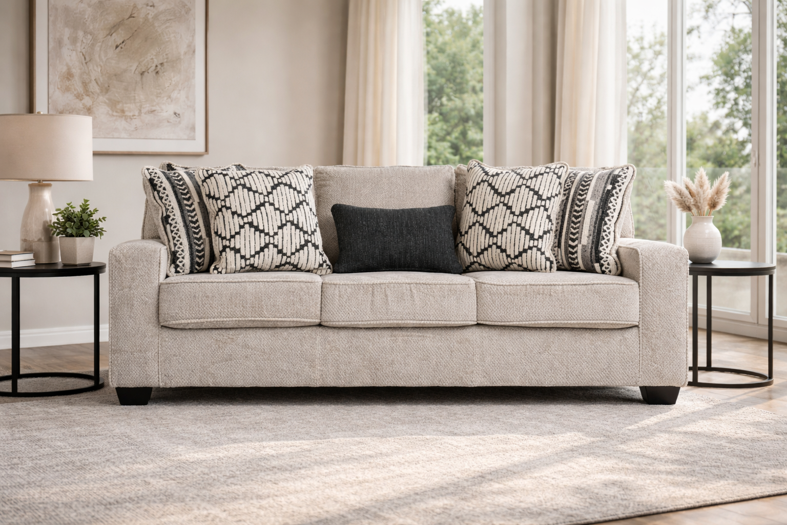 Pillow Prowler Sofa set (3+2+2+Accent chair)