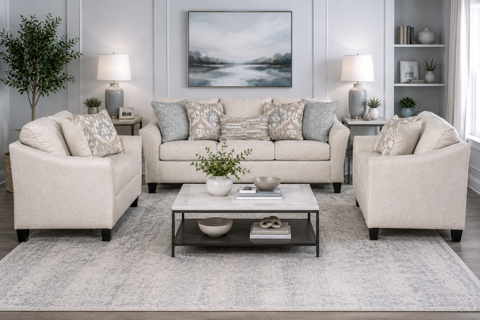 Elkmoor Sofa Set (3+2+2)
