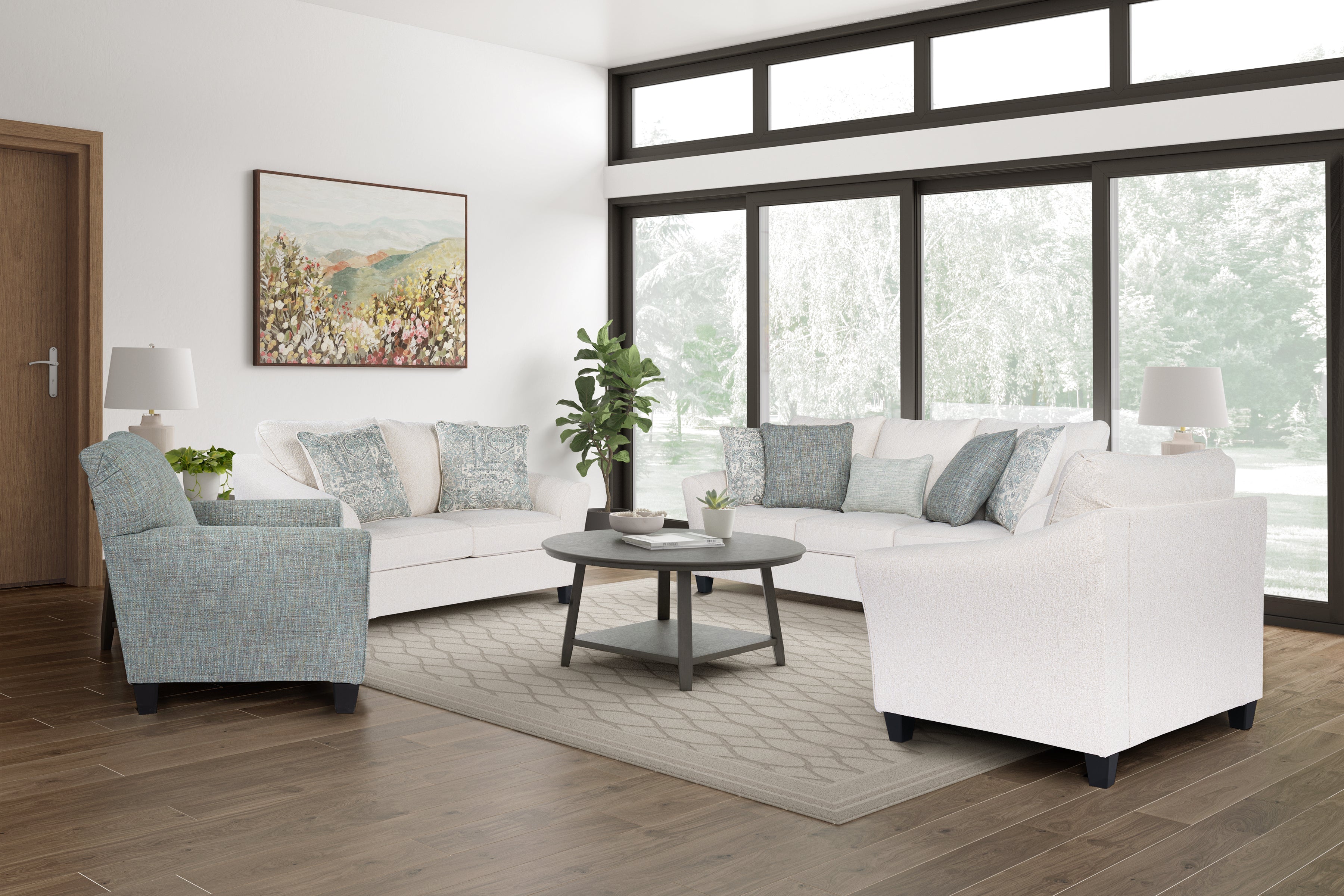Arabella Sofa Set (3+2+1+Accent chair)