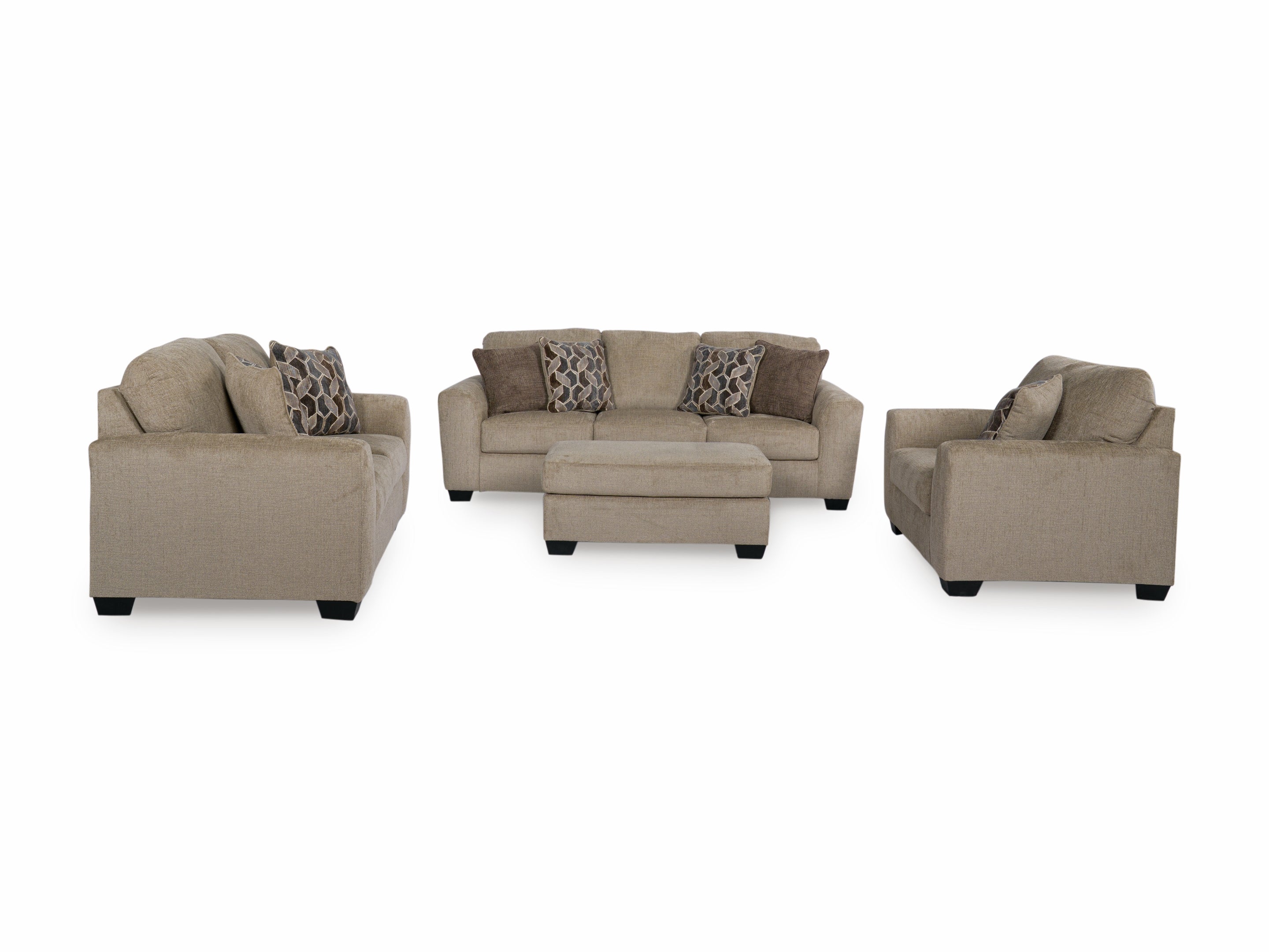 Livra Sofa Set (3+2+1) +Ottoman