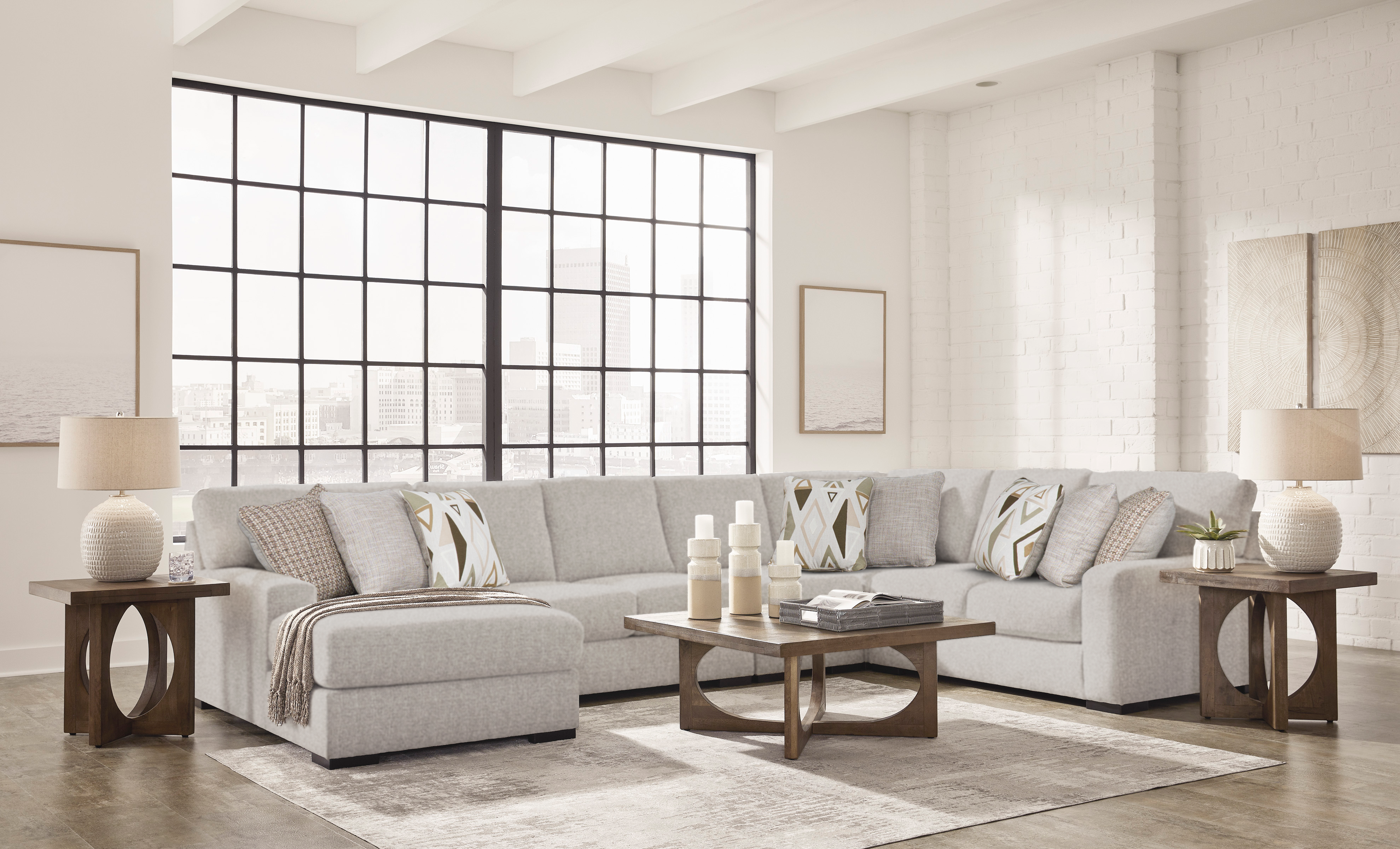 Nuvin Sectional sofa set