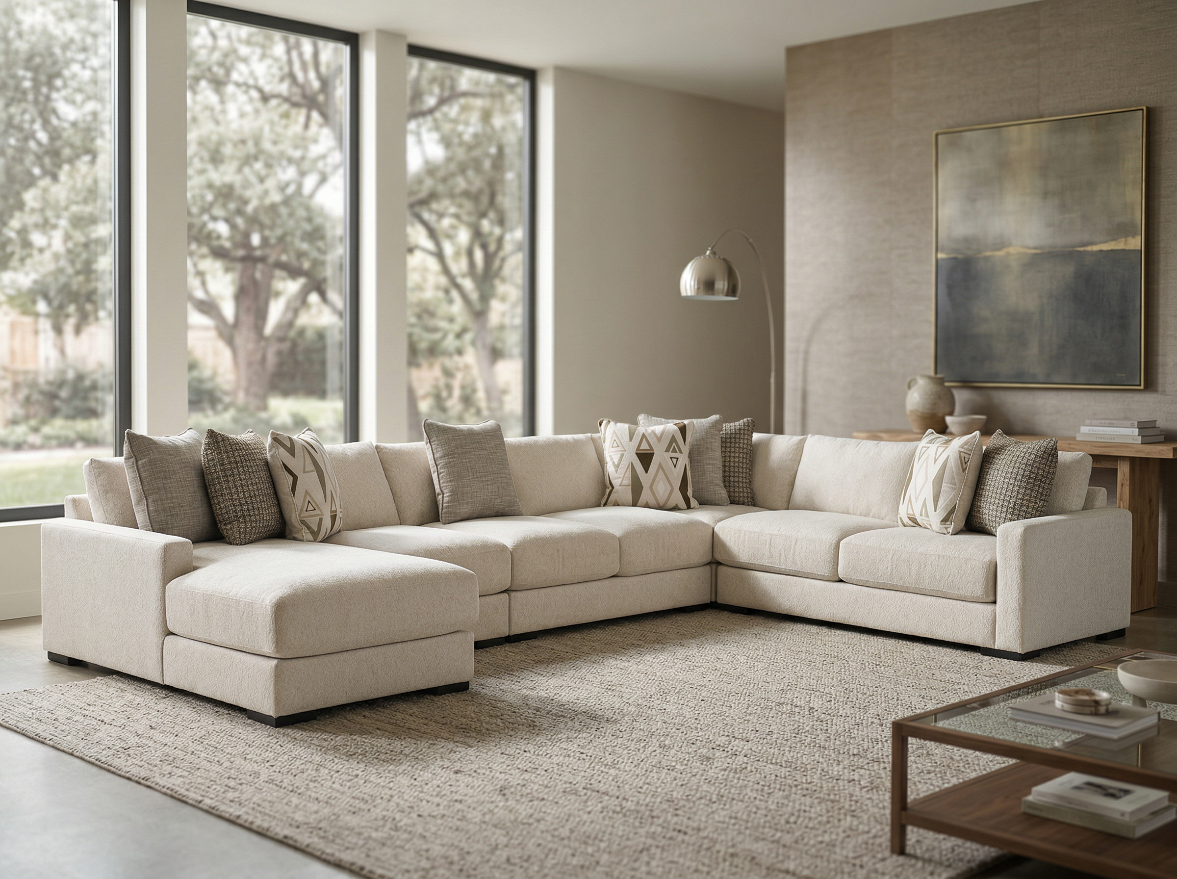 طقم أريكة Brivelle Sectional