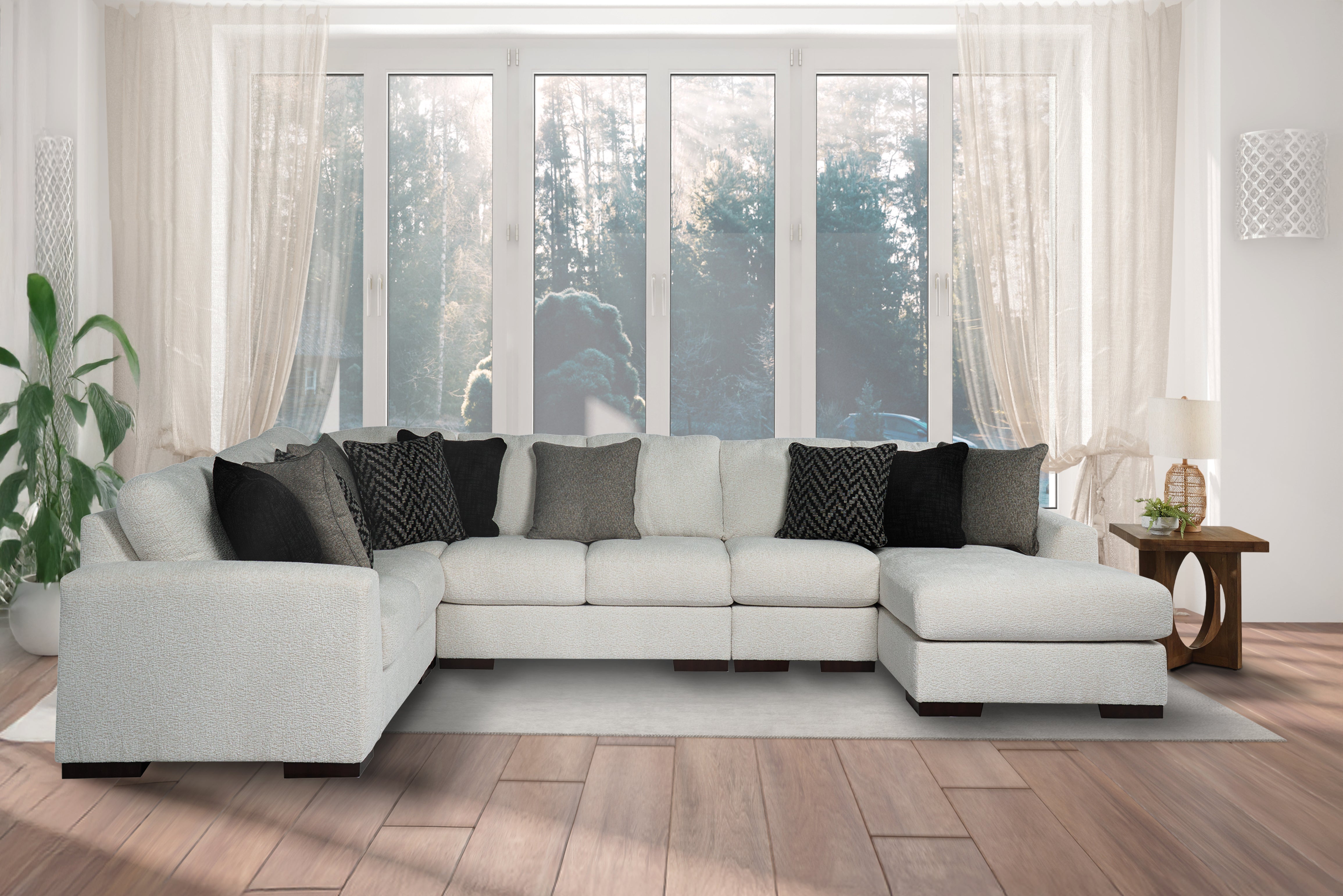 Orvelle 5-piece Sectional Sofa Set