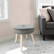 Calista Stool With Pine Wood Legs