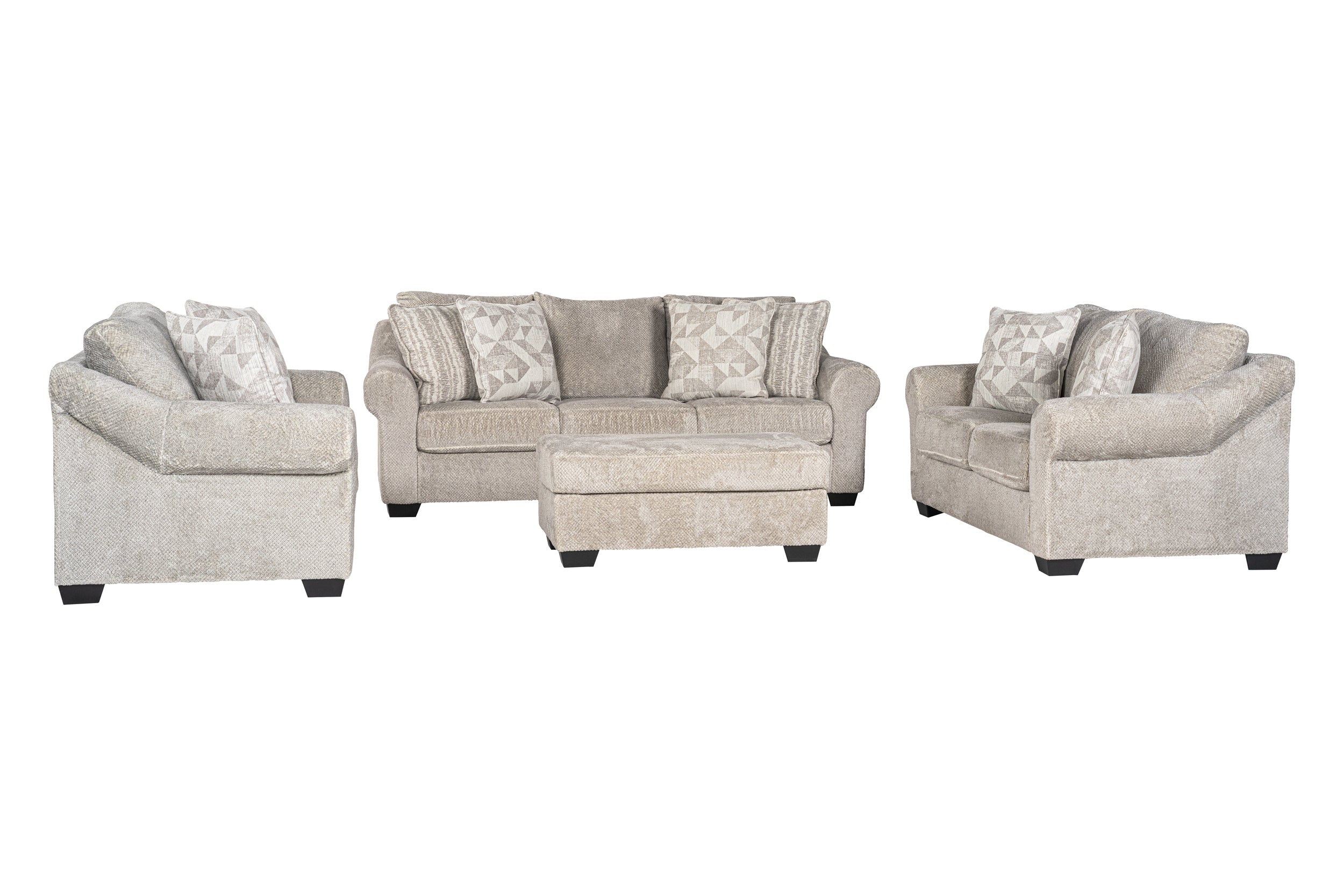 Belread Sofa Set (3+2+2) + Ottoman