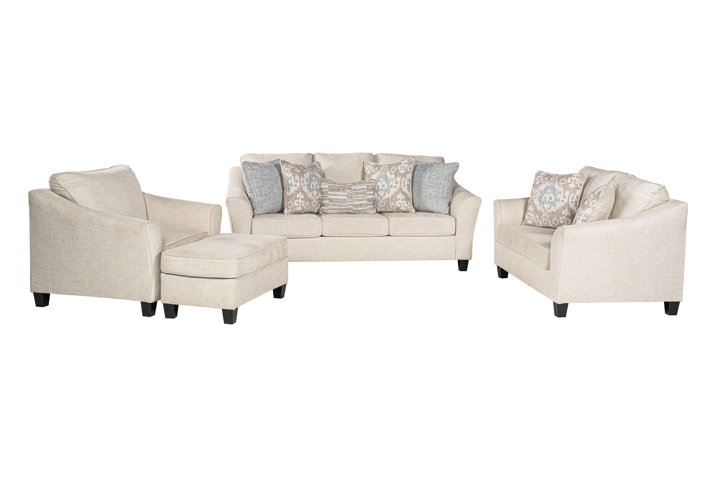 Elkmoor Sofa Set (3+2+1) + Ottoman
