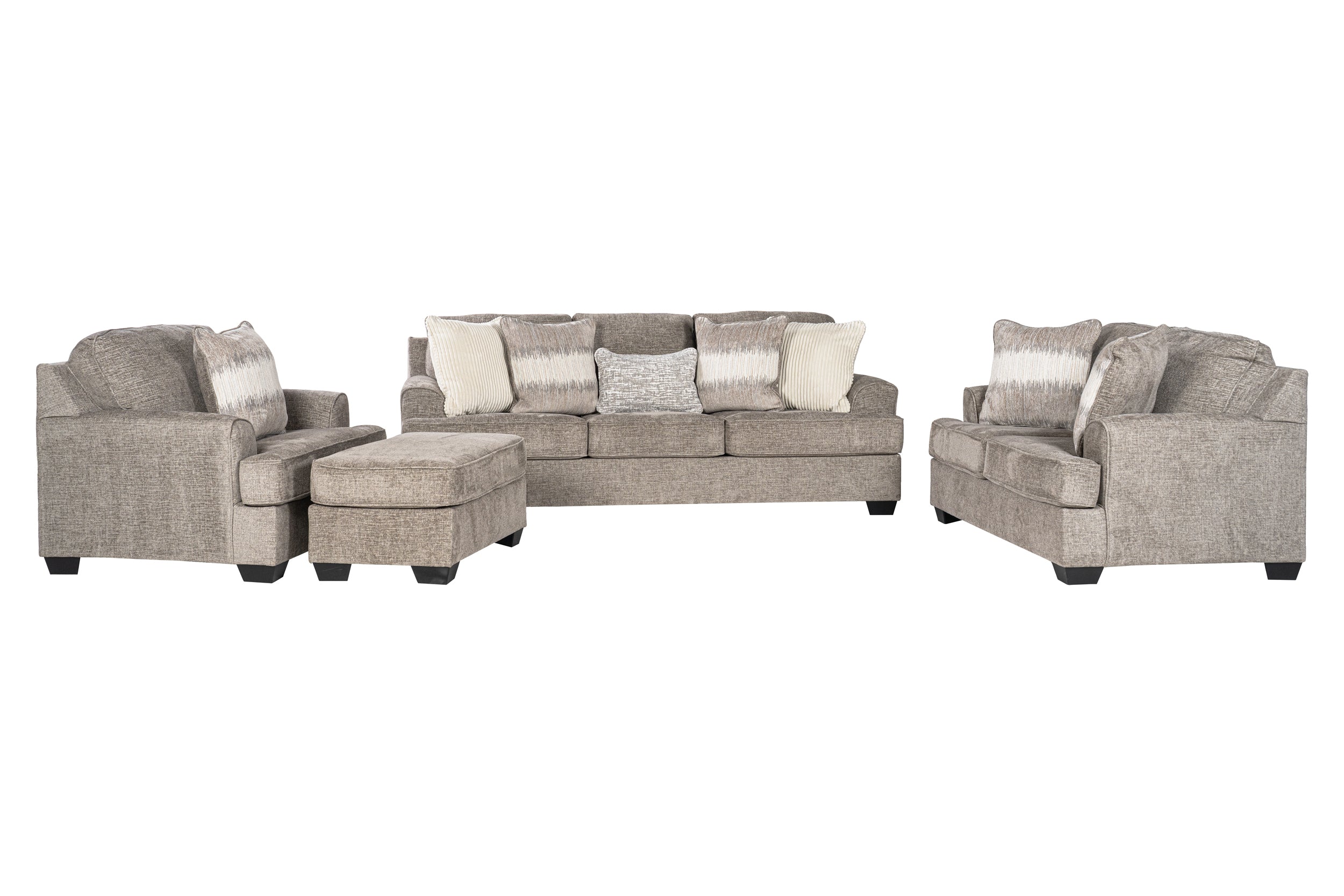 Lumea Sofa Set (3+2+1) + Ottoman