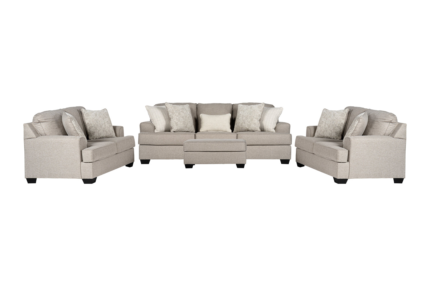 Velvet Beast Sofa Set (3+2+2+ottoman)