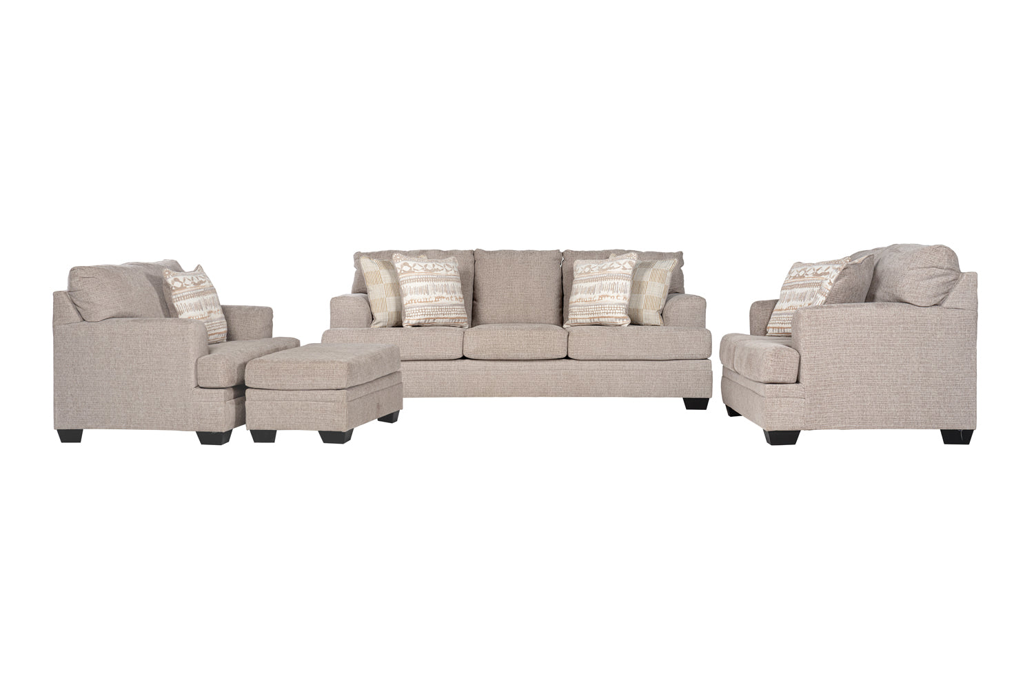 Chesterfield Sofa Set (3+2+1+ottoman)