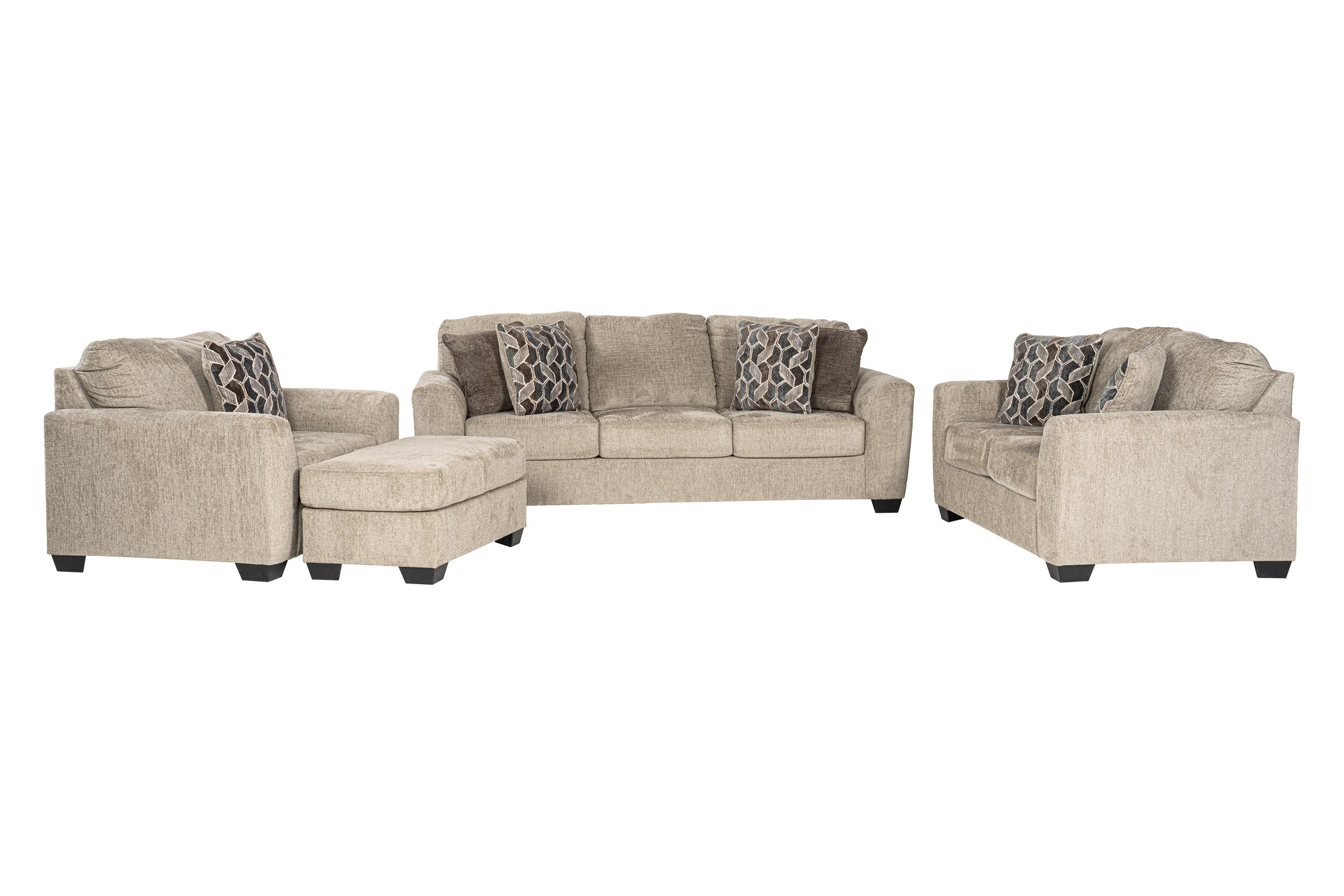 Livra Sofa Set (3+2+1) +Ottoman