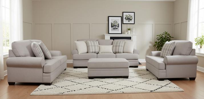 Marigold Sofa (3+2+1) + Ottoman