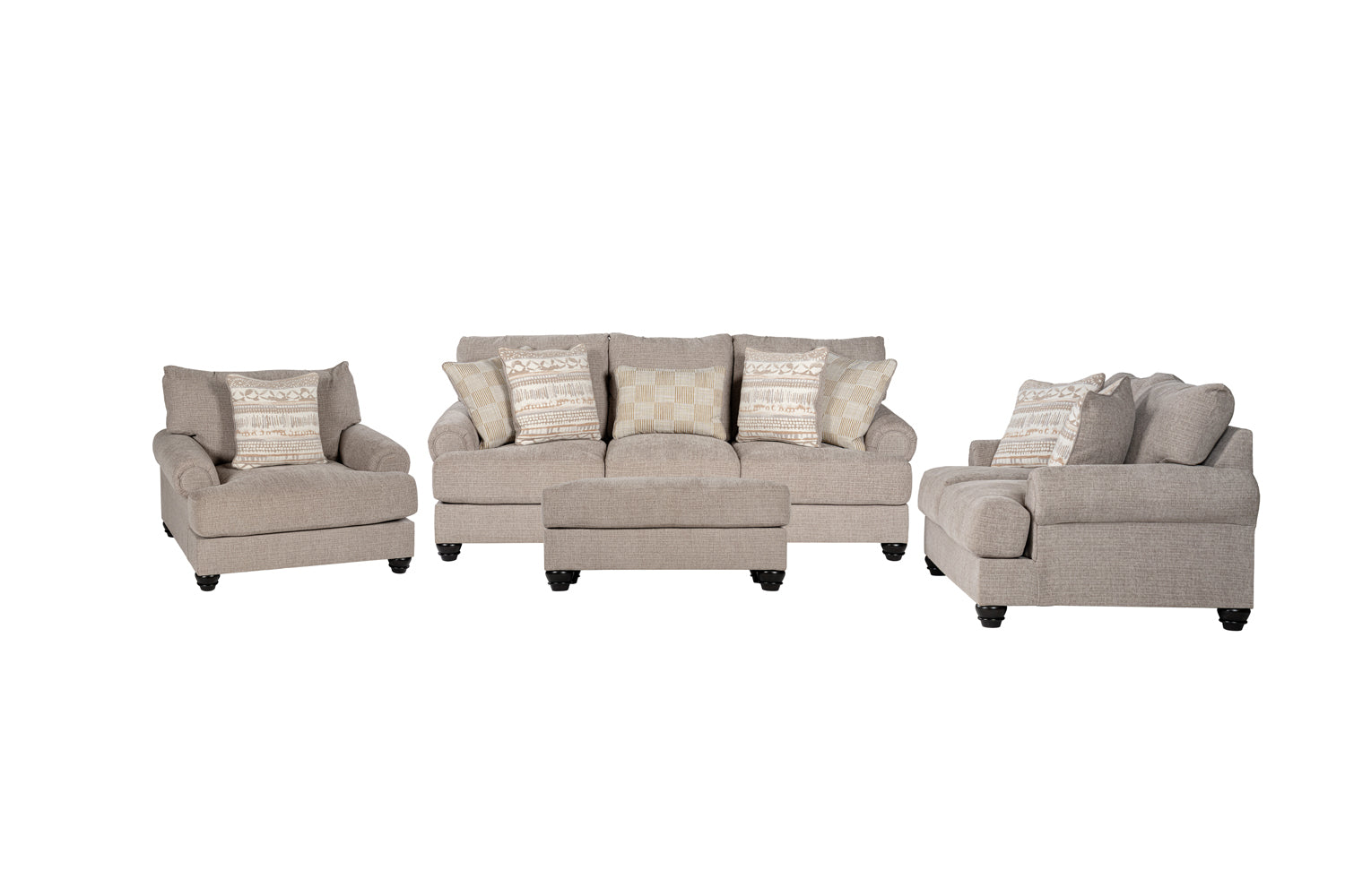 Marlowe Sofa Set (3+2+1+ottoman)