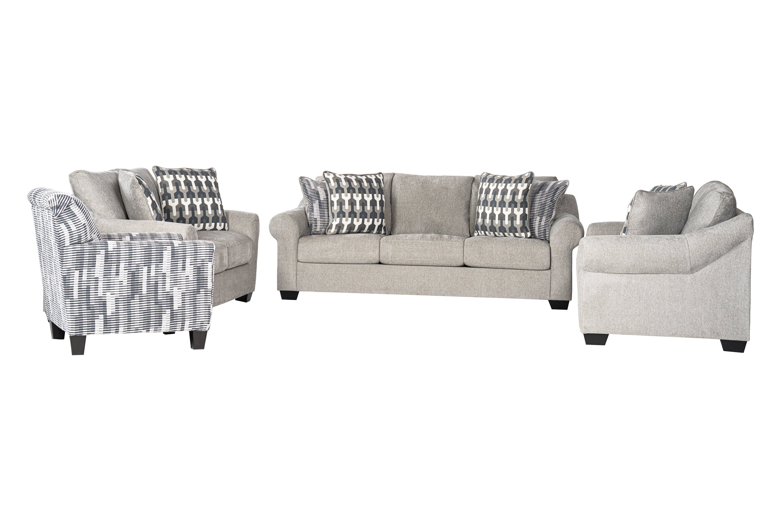 Ovell Sofa Set (3+2+2) + Accent chair
