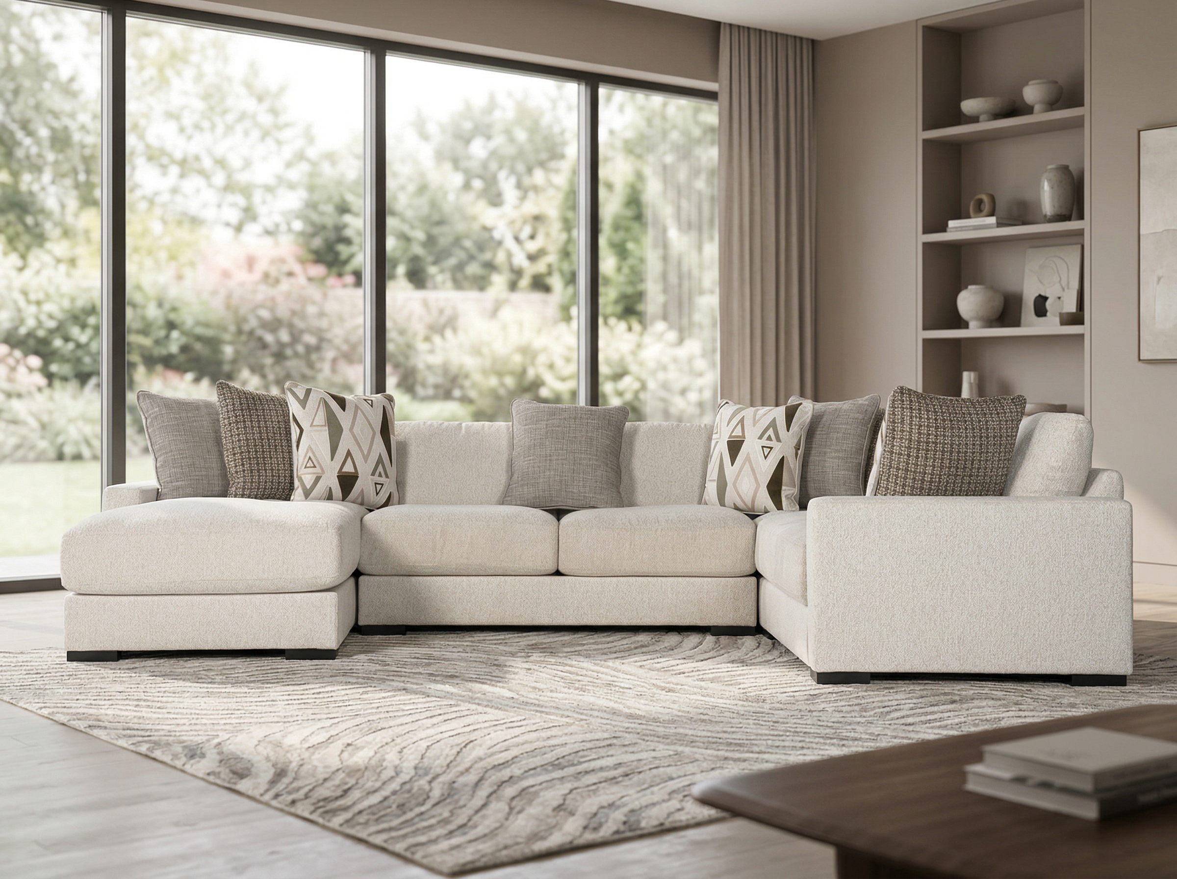 Brivelle 4-piece Sectional Sofa Set