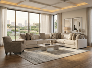 Brivelle 5-piece Sectional Sofa Set + Accent Chair