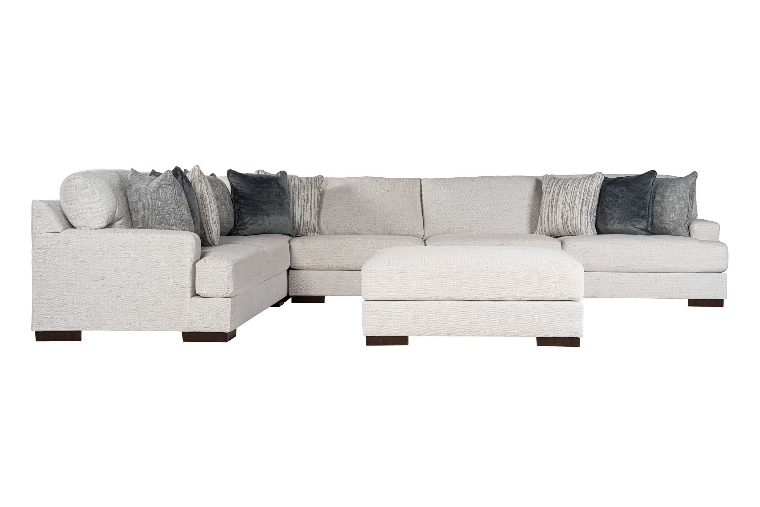Ormira 4-piece Sectional Sofa Set + Ottoman