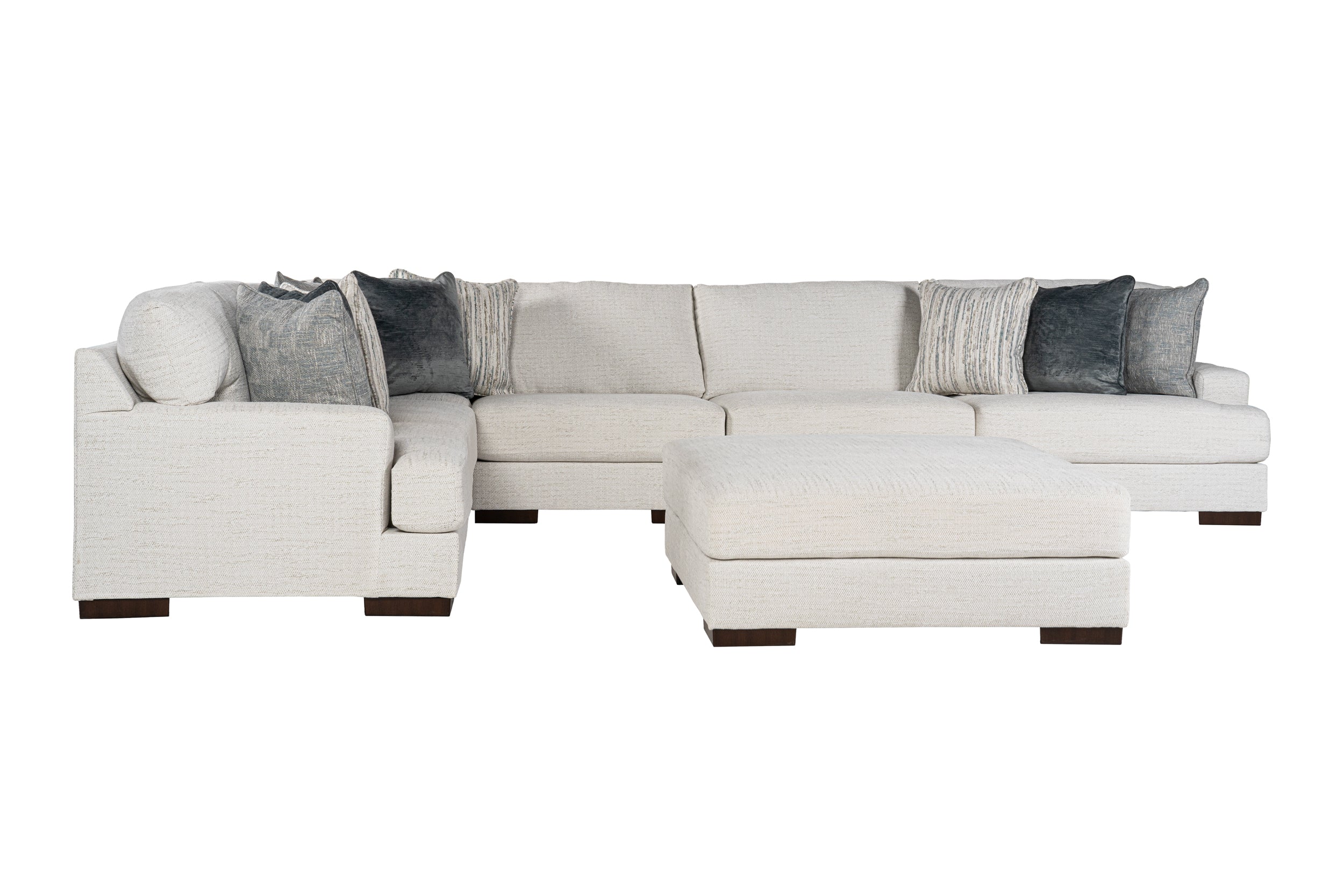 Ormira 4-piece Sectional Sofa Set + Ottoman