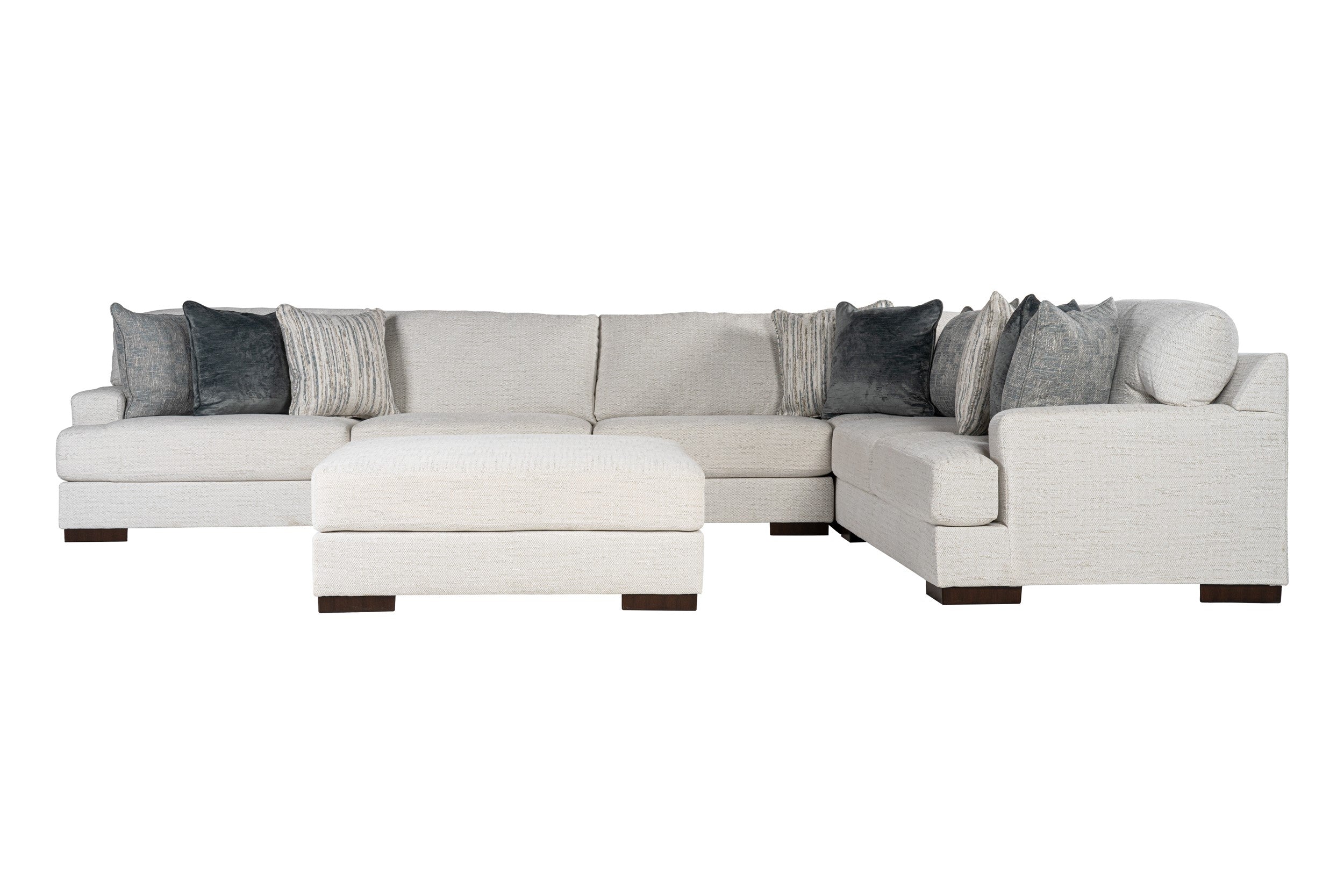 Ormira 4-piece Sectional Sofa Set + Ottoman