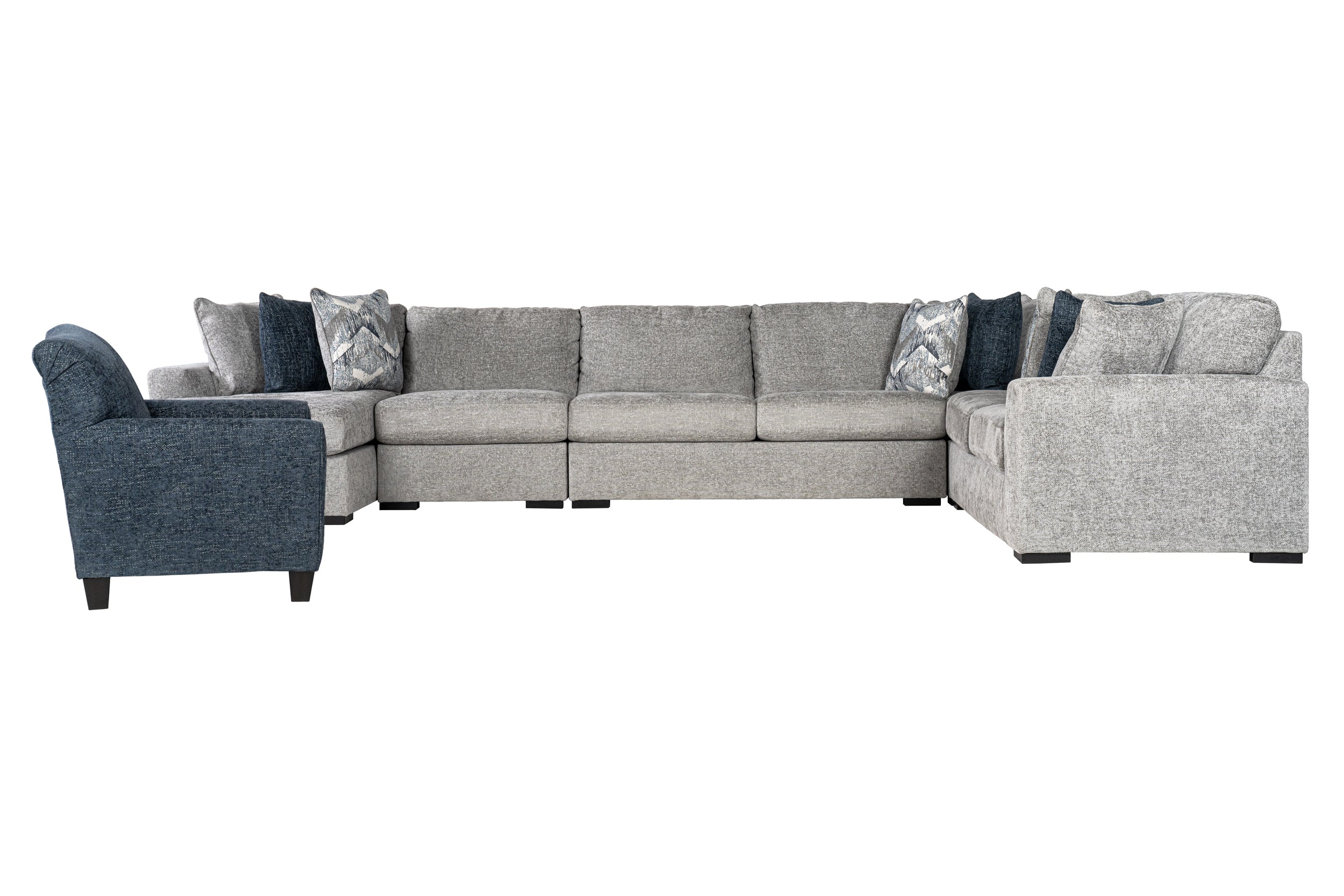 Juliette 5-piece Sectional Sofa Set + Accent Chair