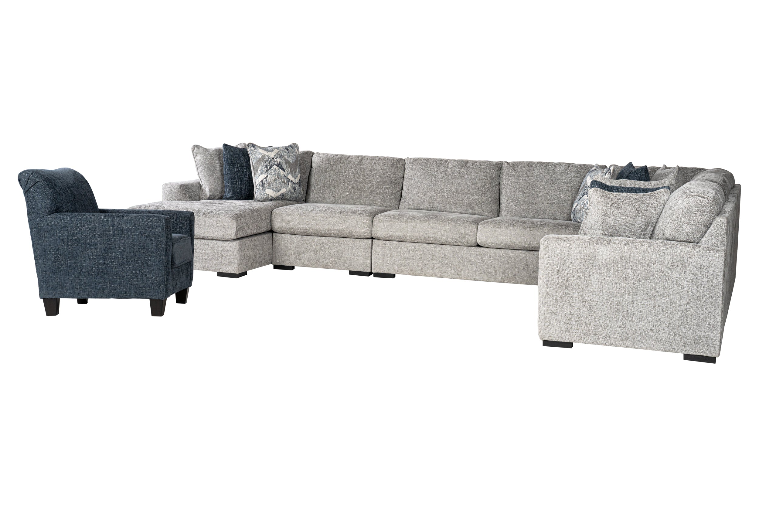 Juliette 5-piece Sectional Sofa Set + Accent Chair