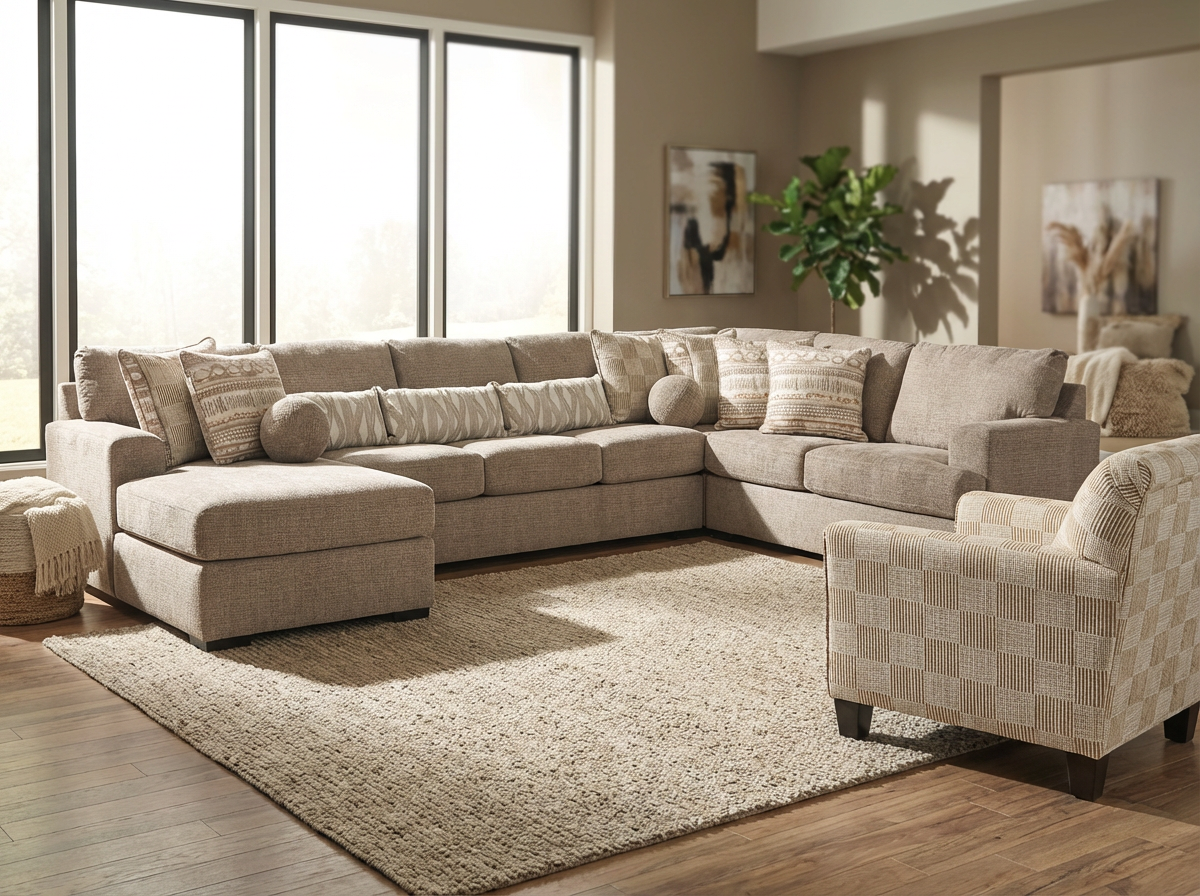 Lawson 5-piece Sectional Sofa Set + Accent Chair