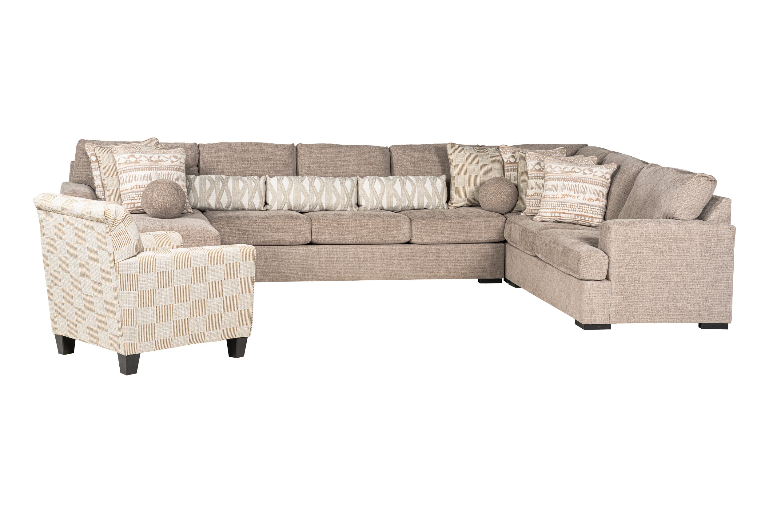 Lawson 5-piece Sectional Sofa Set + Accent Chair