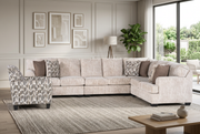Seraphina 4-piece Sectional Sofa Set + Accent Chair