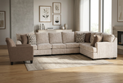 Seraphina 4-piece Sectional Sofa Set + Accent Chair