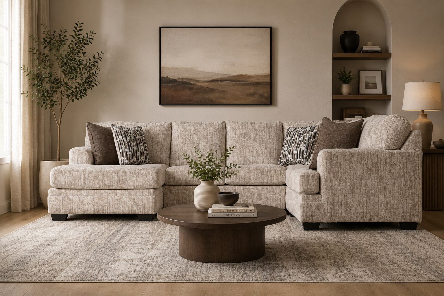 Seraphina 4-piece Sectional Sofa Set